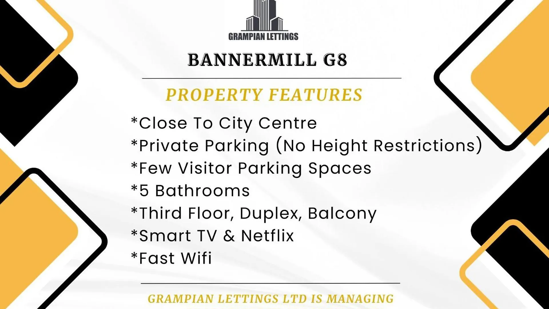 애버딘 Banner H8 - Grampian Lettings 아파트 0*,  영국